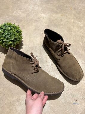 John Varvatos Hipster Chukka Suede Boots Men Size 11 Leather Business Casual